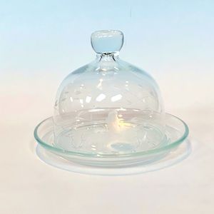 Vintage Princess House Round Covered Butter Dish